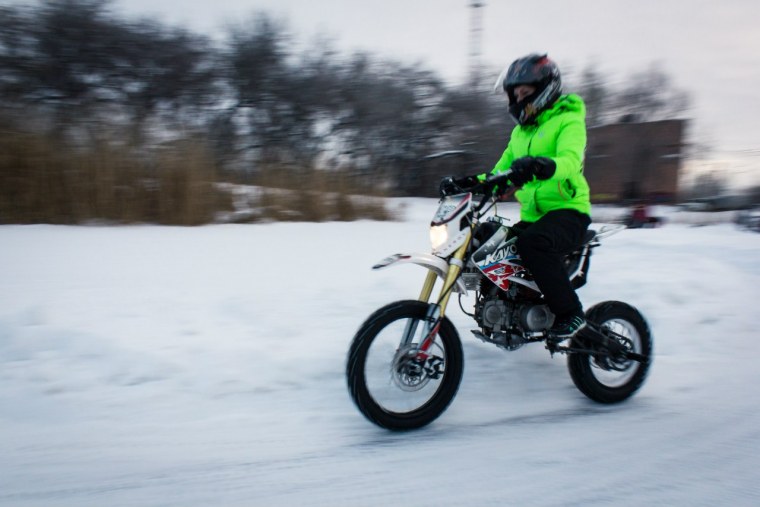 Pitbike 140 Winter Ride