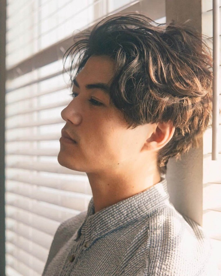 Шторки прическа мужская