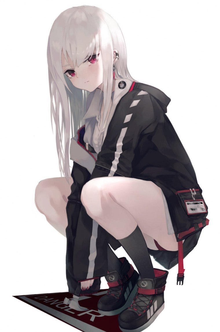 Аниме девушка пацанка