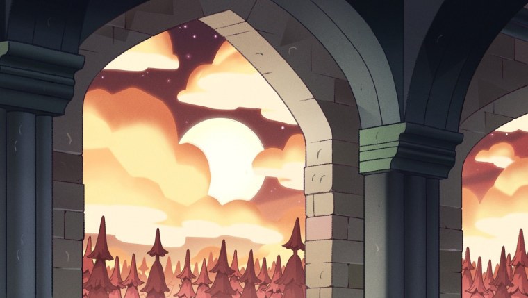 Дом Совы фон школы