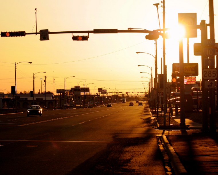 Лос Анджелес рассвет