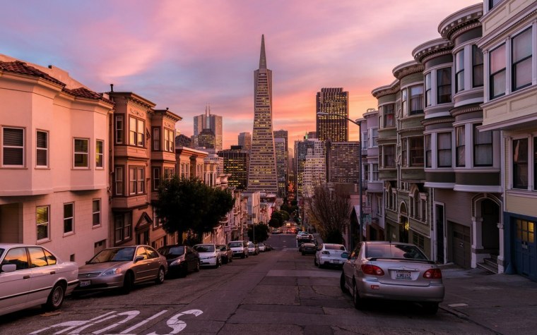 Сан-Франциско Калифорния улицы
