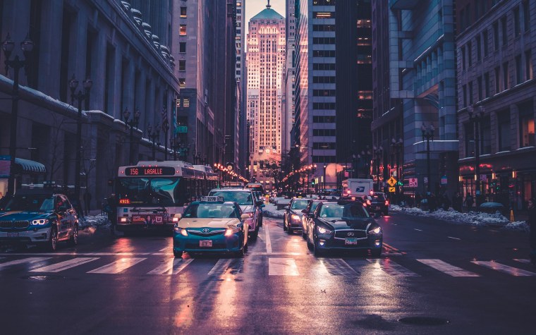 Ночные улицы Нью-Йорка