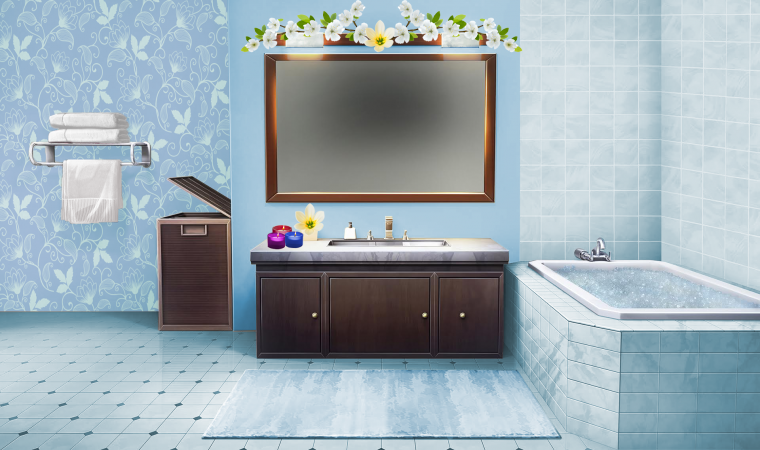 Фон ванны для гача лайф