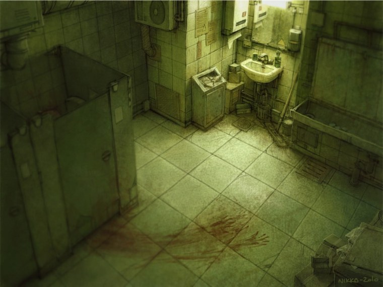 Страшная ванная комната