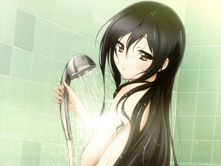 Аниме девочки в душе