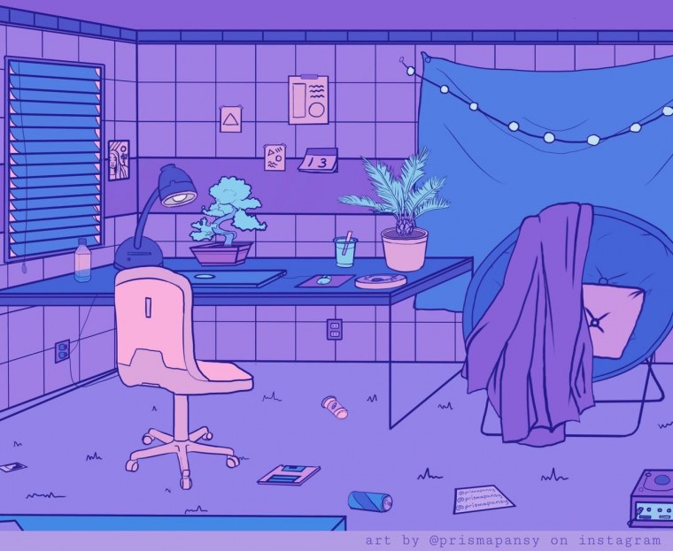 Софт комната нарисованная