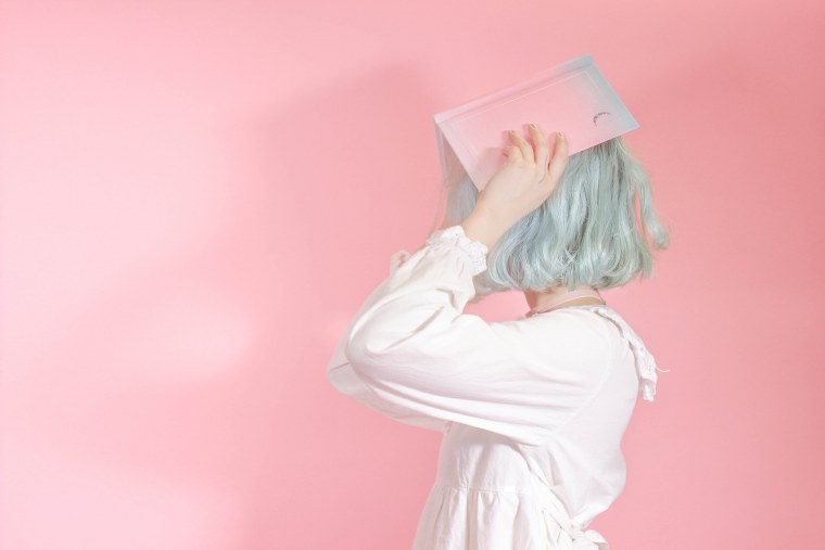 Эстетика розового девушка