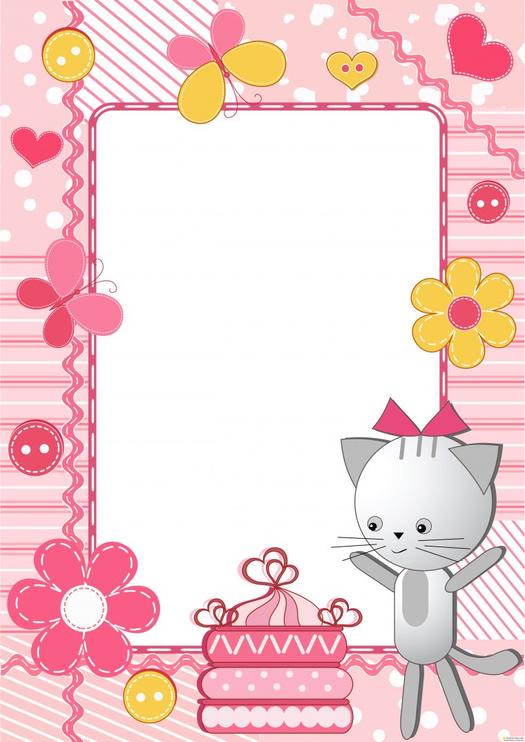 Фоторамка котята детские