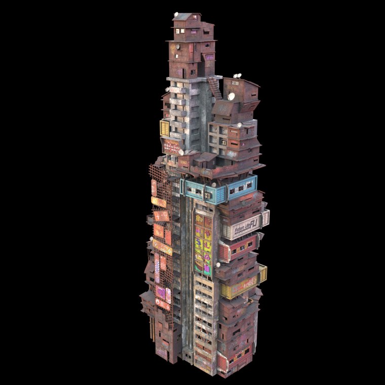 Cyberpunk 2077 мегабашня