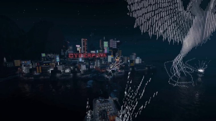 Cyberpunk 2077 майнкрафт