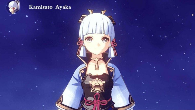 Камисато Аяка Геншин
