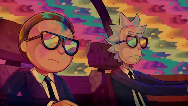 Арт Рик и Морти 4к