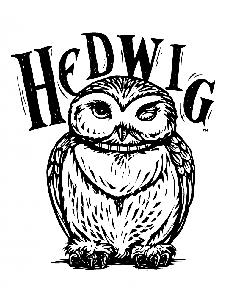 Сова из Гарри Поттера раскраска