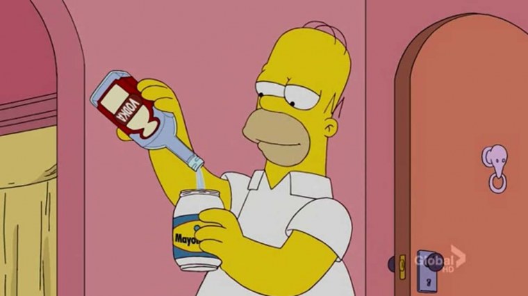 Гомер симпсон пьет