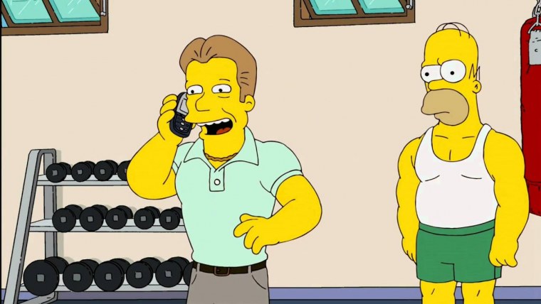 Гомер симпсон худой