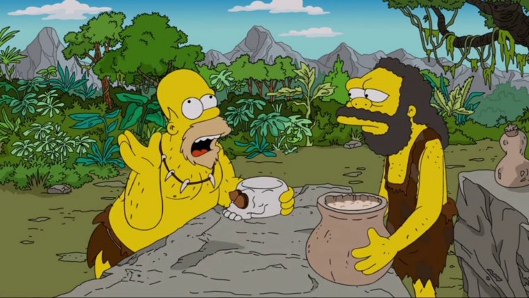 Гомер на природе