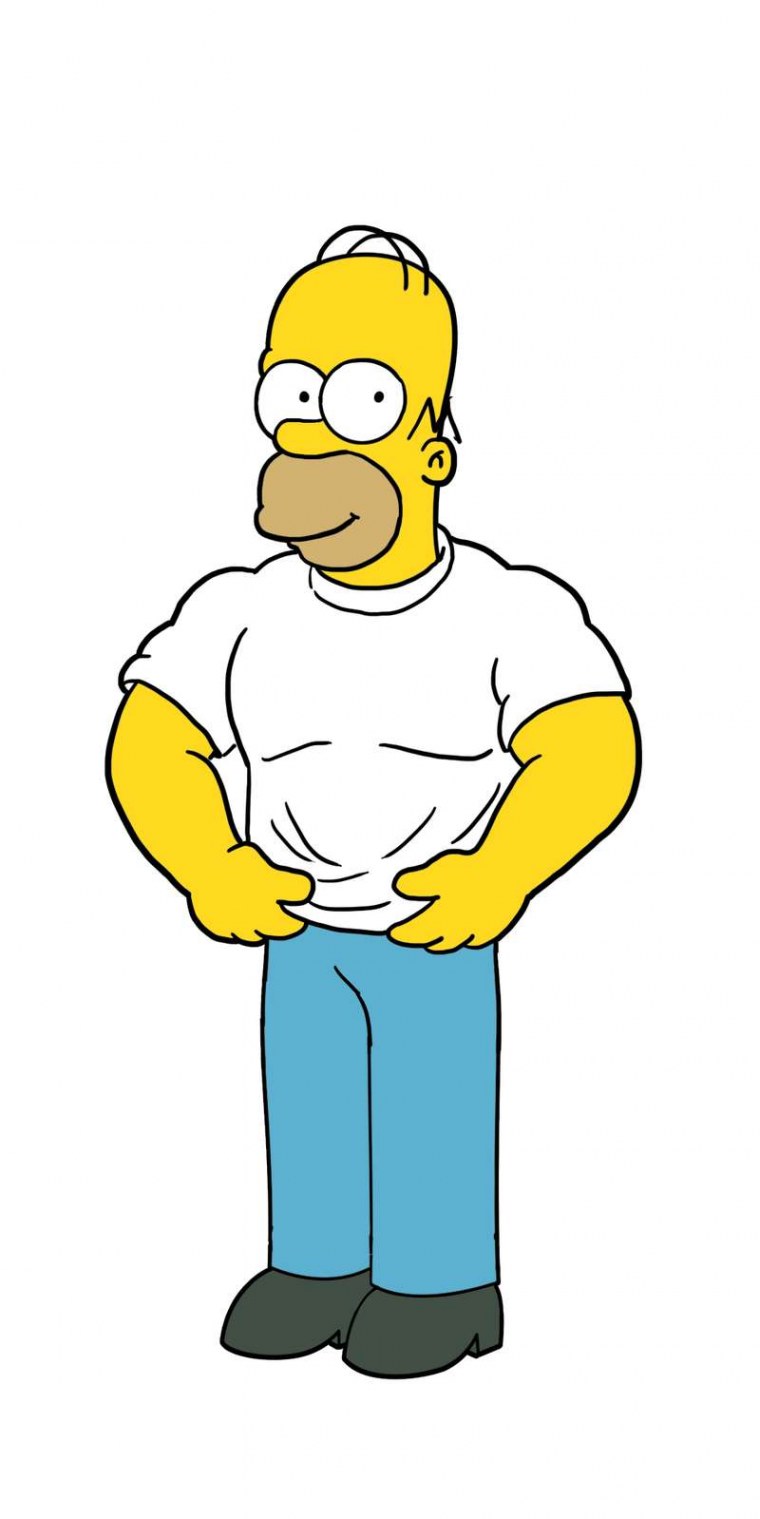 Гомер симпсон худой