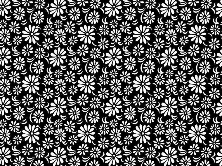Орнамент черно белый