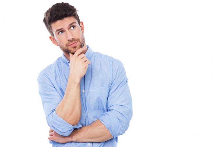 Парень задумался