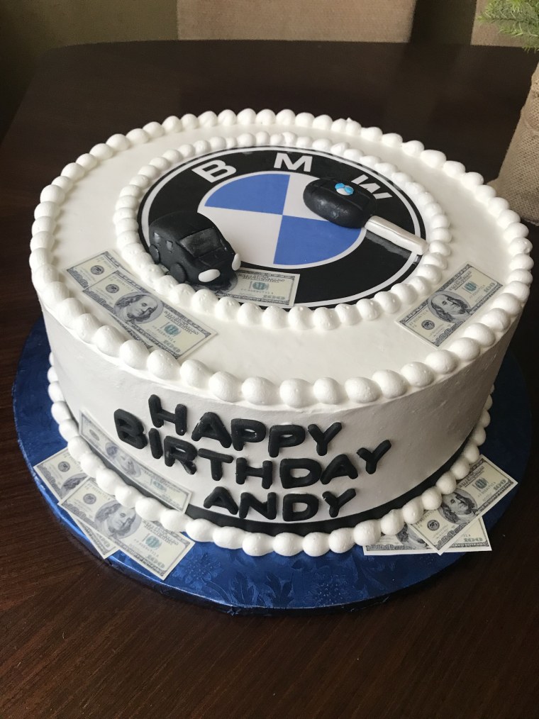 Конверт на др с BMW