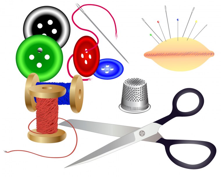 Набросок Швейные принадлежности