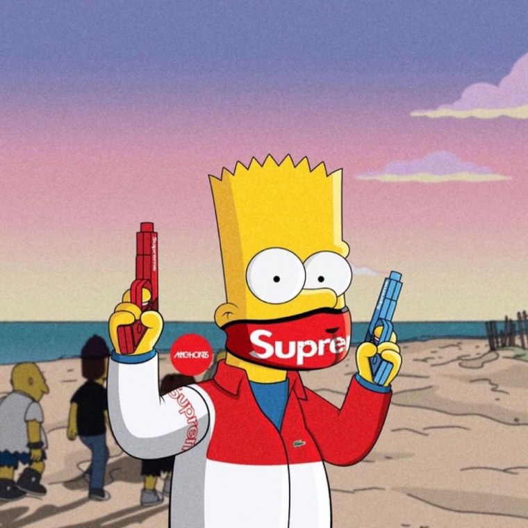 Барт симпсон Supreme