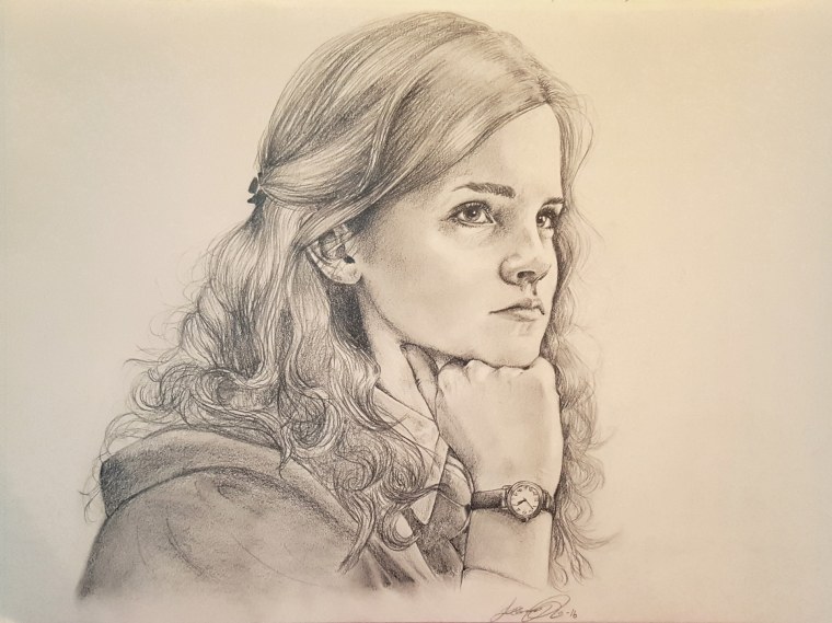 Раскраска Гарри Поттер Гермиона и Рон