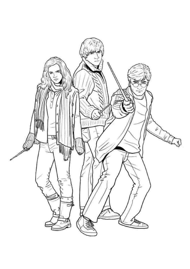 Гарри Поттер Волшебная раскраска