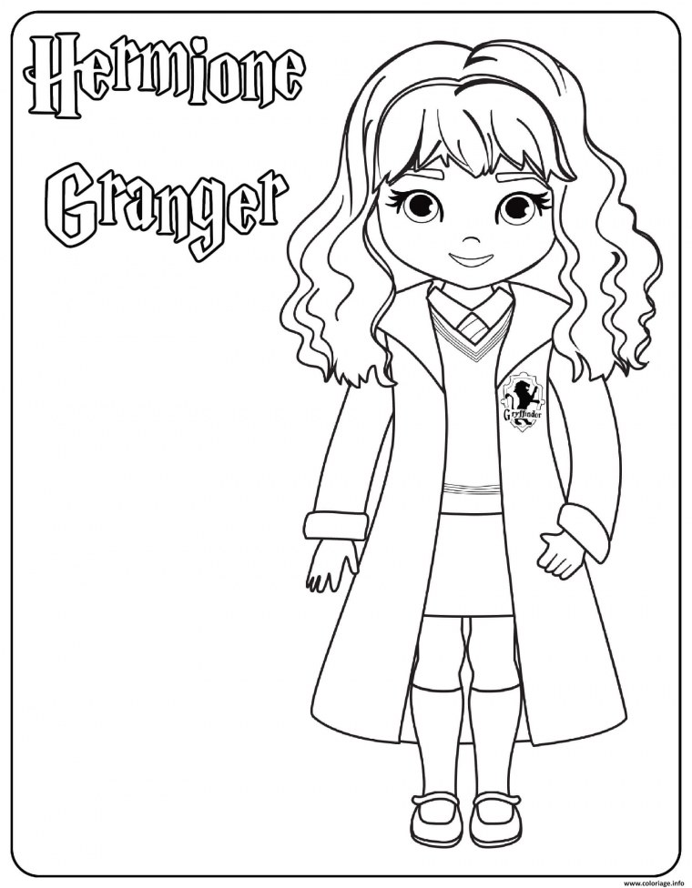 Раскраска Гермиона Грейнджер
