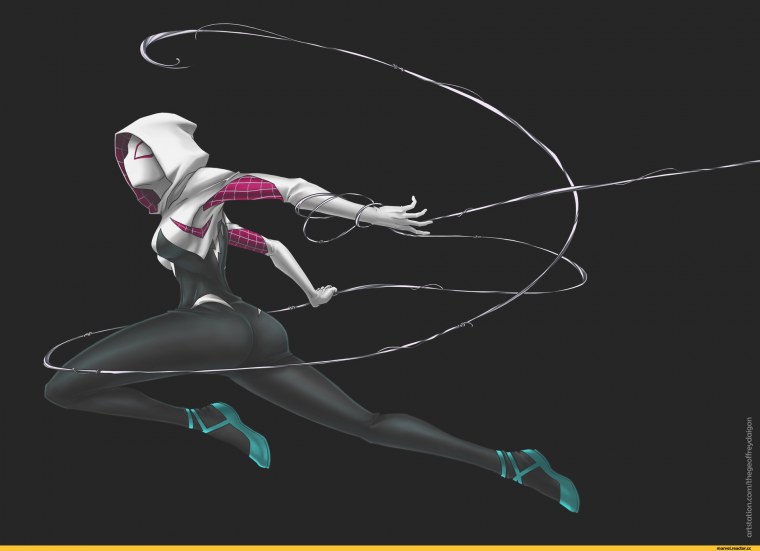 Гвен паук арт