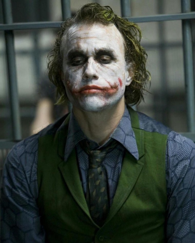 Хит Леджер Джокер грим