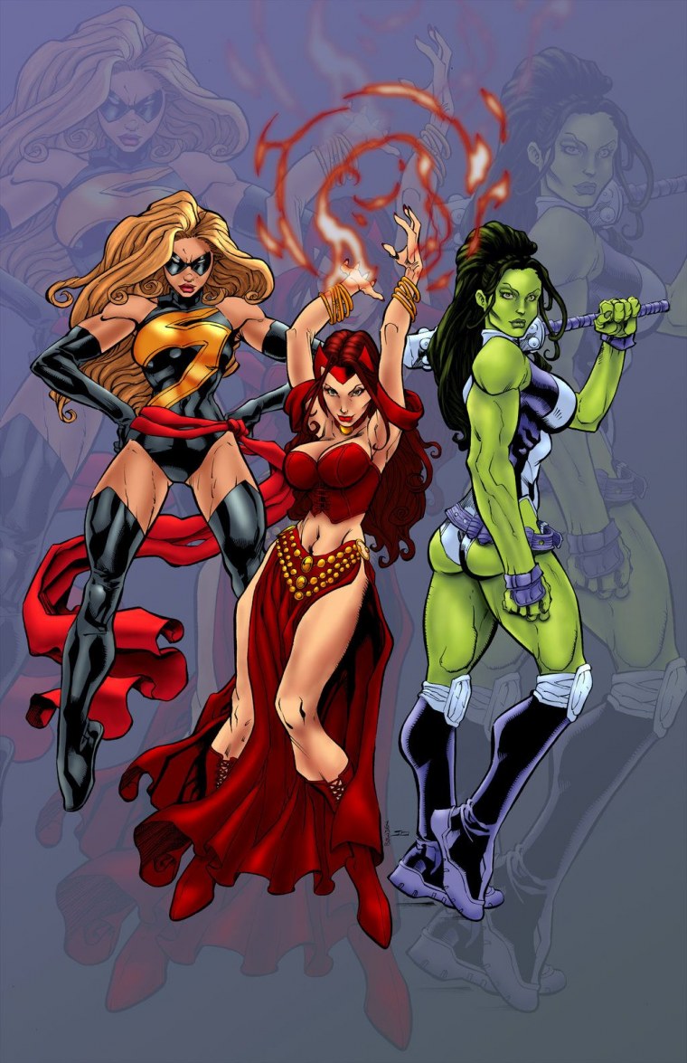 Вселенная Марвел герои женщины