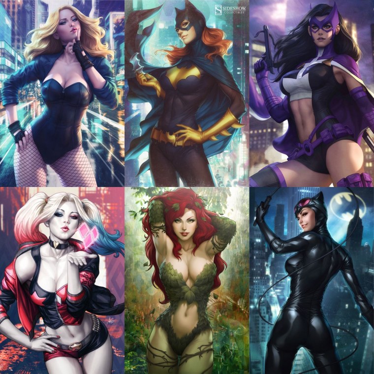 Девушки из комиксов Марвел и ДС