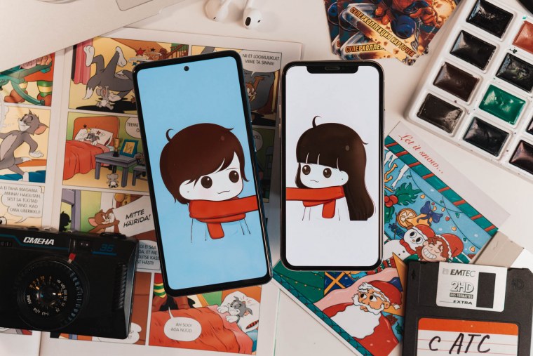 Парные обои на телефон