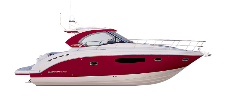 Катер сбоку