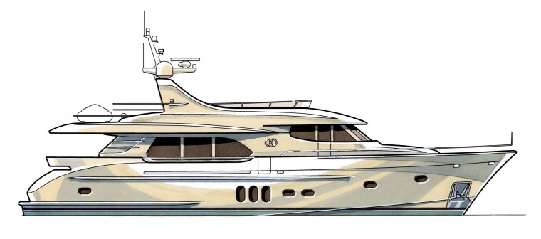 Рисование яхты