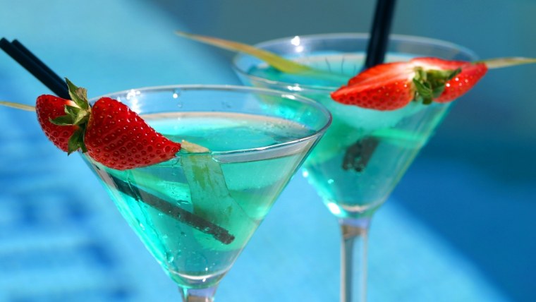 Мохито коктейль голубая Лагуна