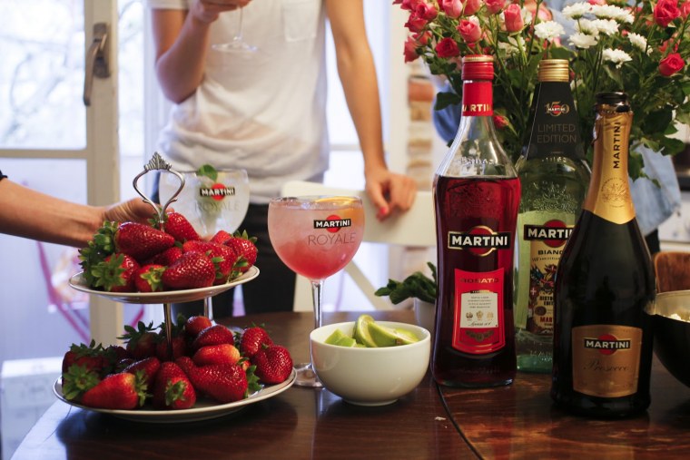 Букет с мартини