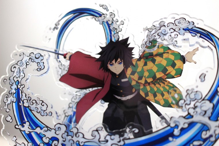 Клинок рассекающий демонов Гио Томиока арт