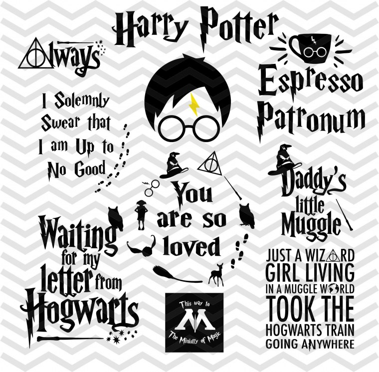 Надписи из Гарри Поттера
