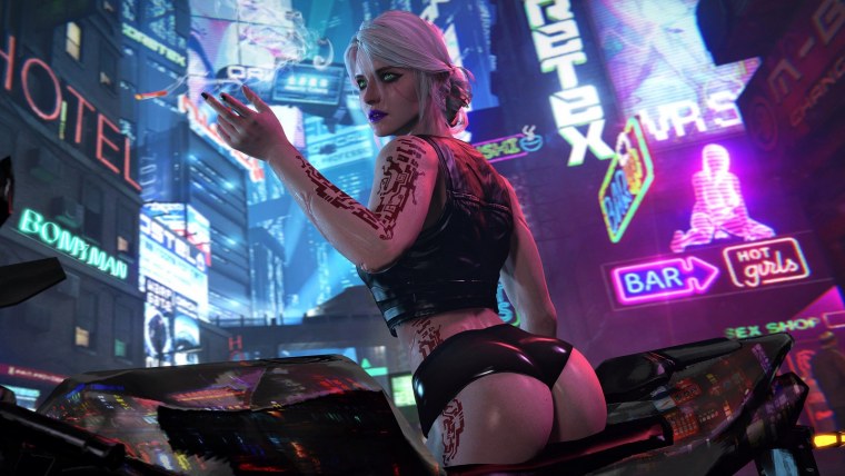 Cyberpunk 2077 автомобили 4k