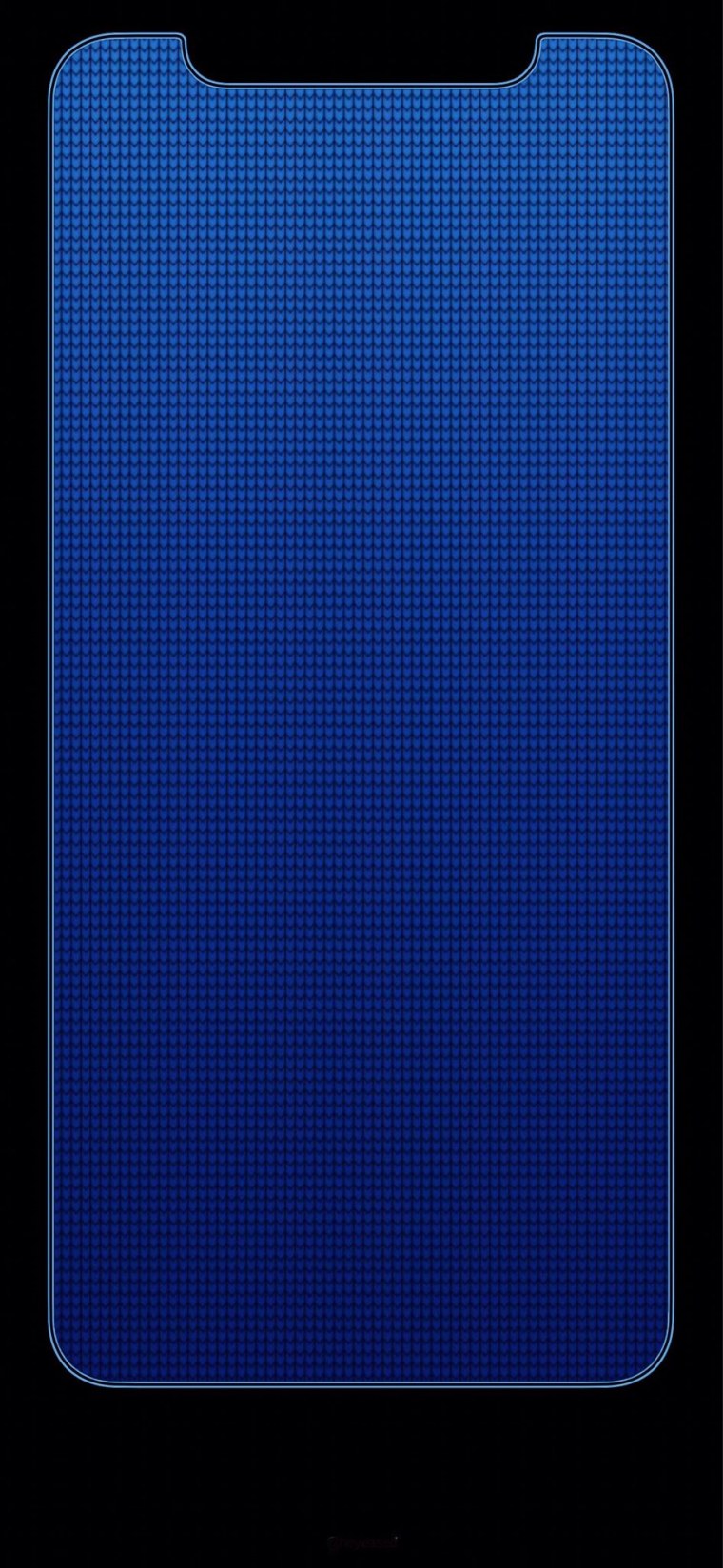 Неоновая рамка на экран смартфона