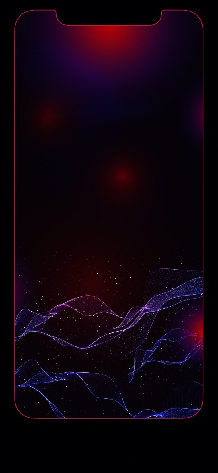 Неоновые рамки на iphone