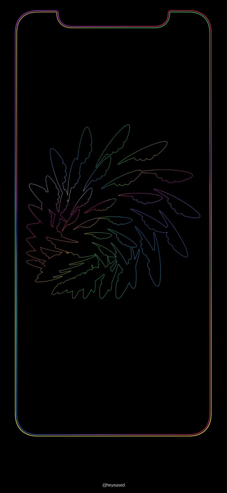 Обои рамка на айфон 11