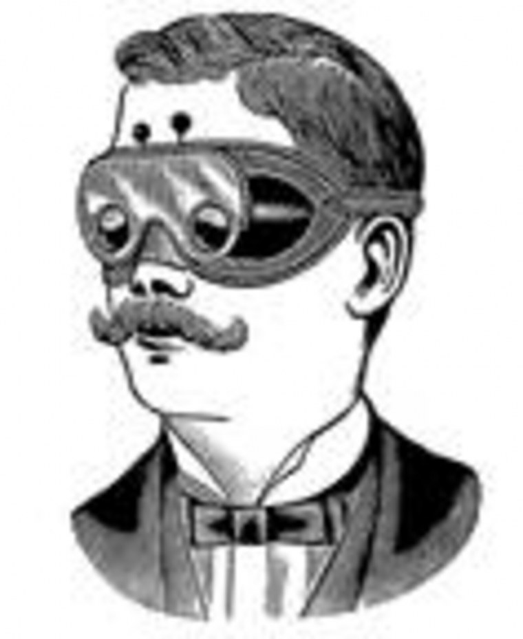 Трафарет усов