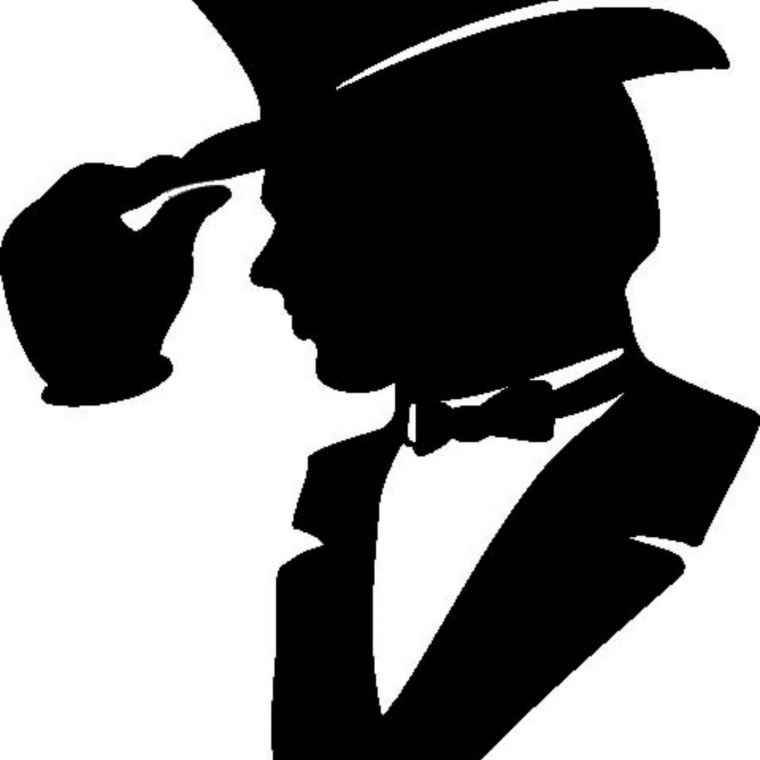 Силуэт джентльмена