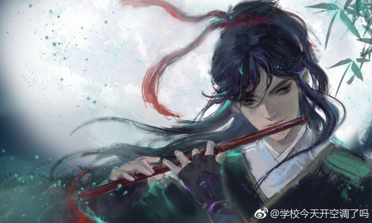 Вэй Усянь с флейтой