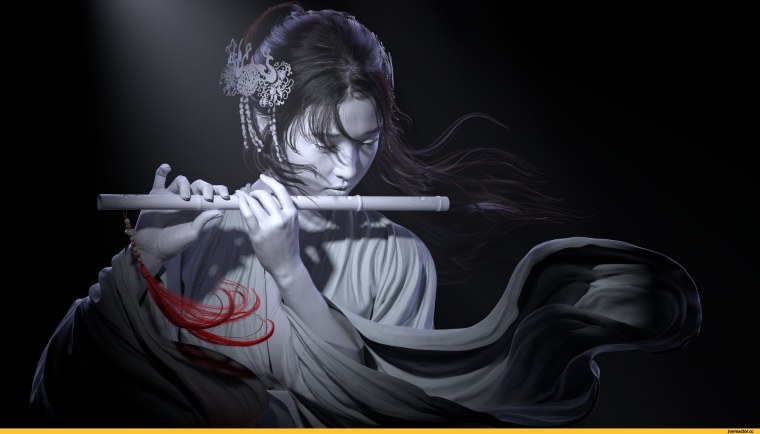 Парень с флейтой