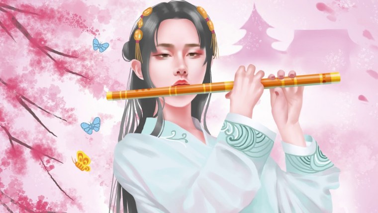 Человек с флейтой